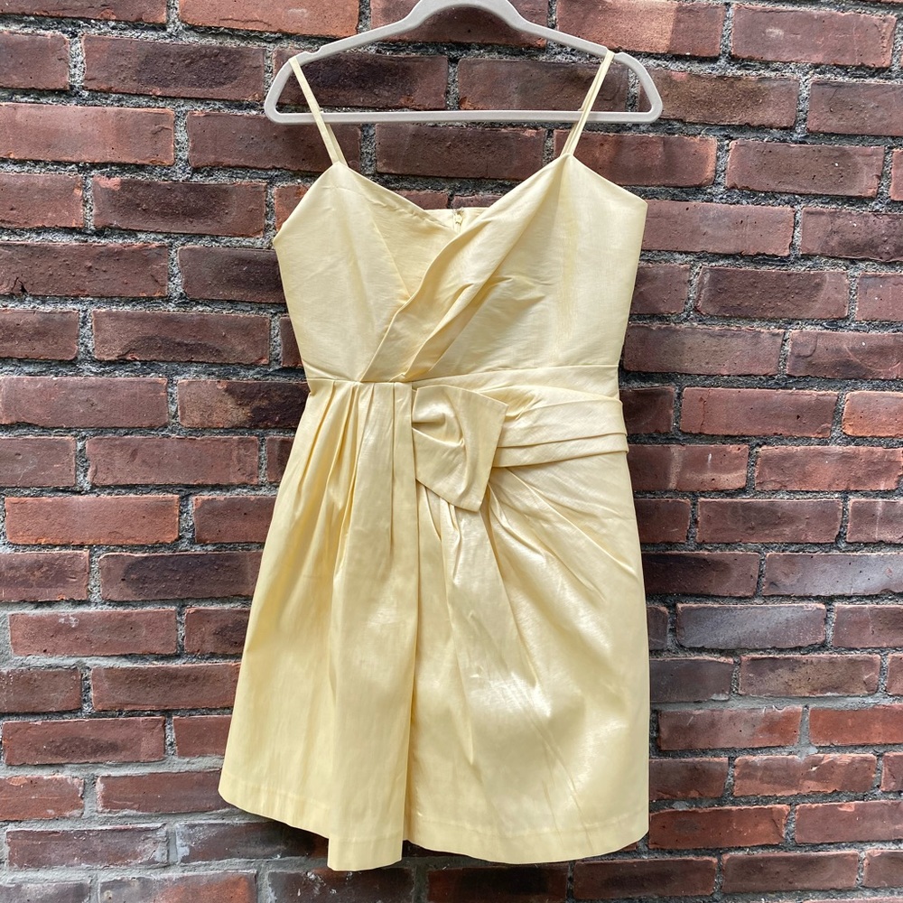 Yellow Calvin Klein Cocktail/Bridesmaid Dress